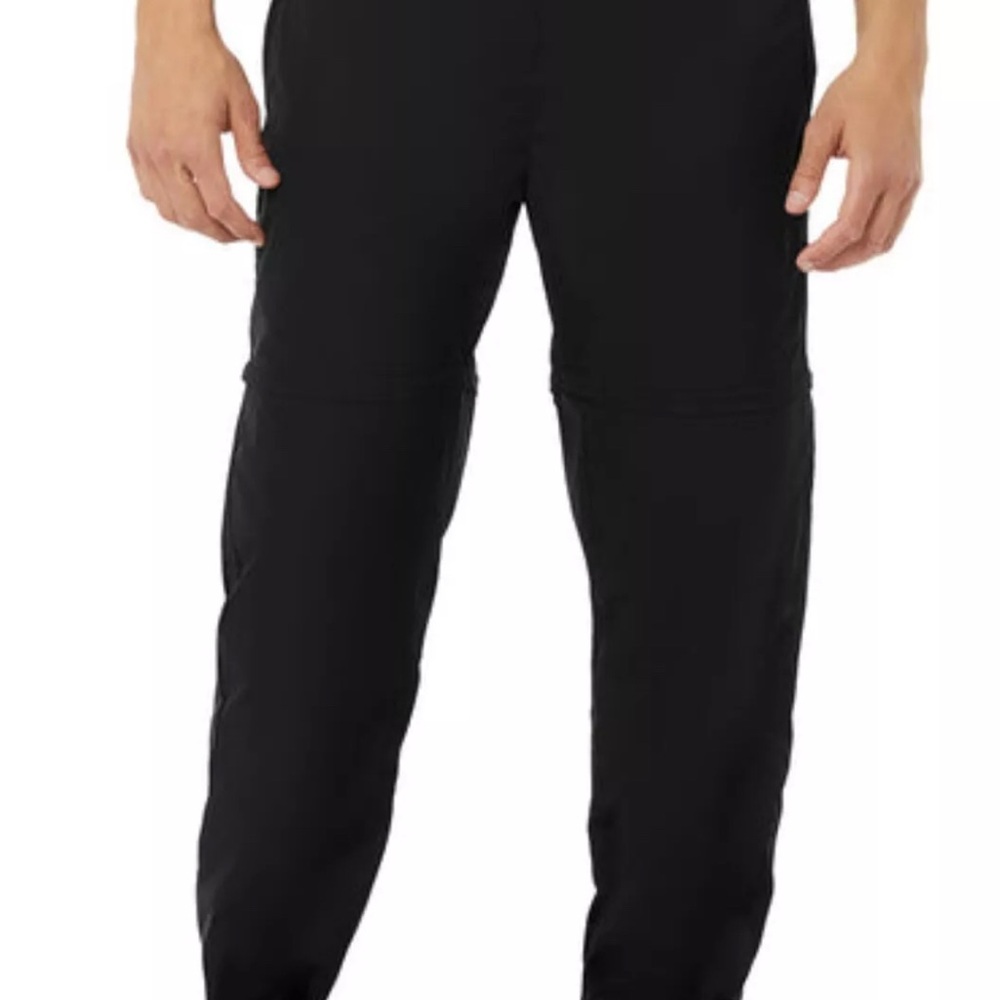 Alo Yoga Men’s Convertible Track Pant, S, Black MSRP $158